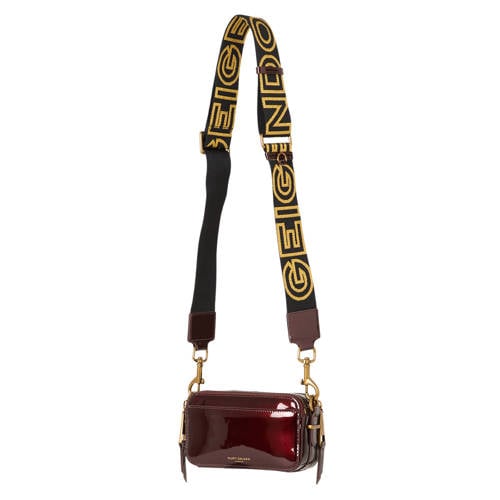 Kurt Geiger leren crossbody tas Shoreditch bordeauxrood afbeelding