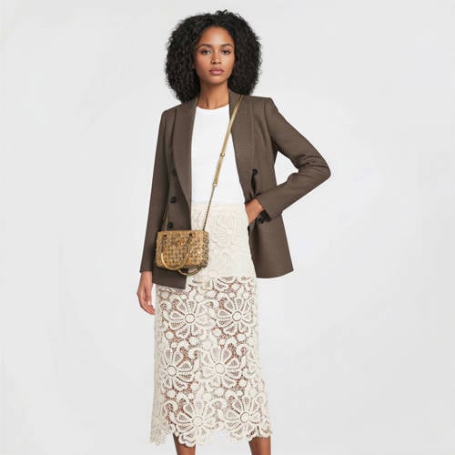 Kurt Geiger mini handtas Kensington met strass goudkleurig afbeelding