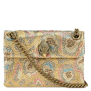 crossbody tas Kensington met strass goudkleurig