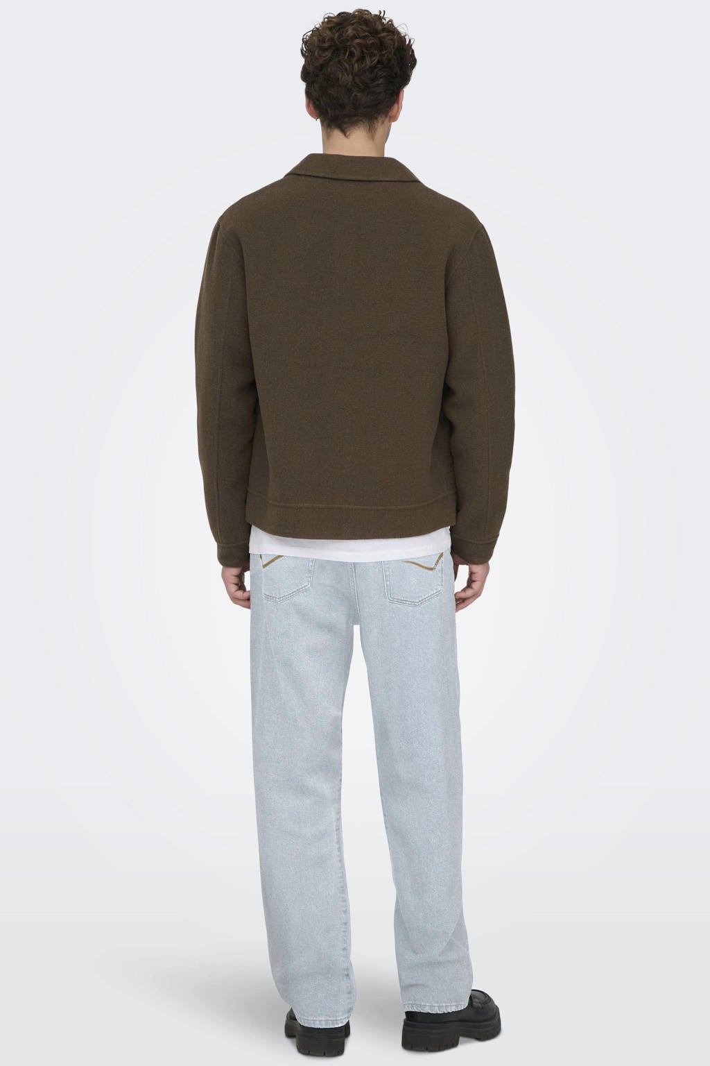 ONLY & SONS ONSFADE loose fit jeans light blue bleached denim
