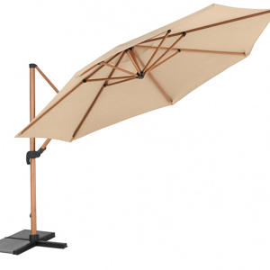 zweefparasol Jamaica zandkleur (ø350 cm)