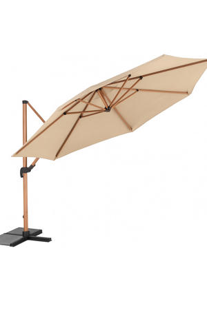zweefparasol Jamaica zandkleur (ø350 cm)
