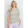 FLURESK gestreept T-shirt ecru