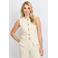 FLURESK denim gilet zand