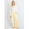 FLURESK Verina pants straight leg jeans lichtgeel