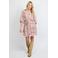 FLURESK gebloemde blousejurk roze
