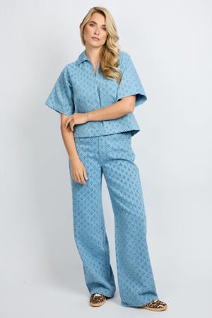Nira straight leg jeans blauw