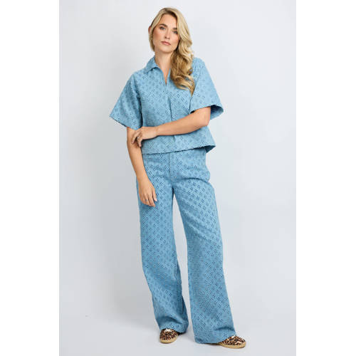 FLURESK Nira straight leg jeans blauw afbeelding