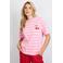 FLURESK gestreepte T-shirt roze
