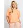 FLURESK T-shirt met backprint oranje