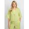 FLURESK cropped blazer lichtgroen