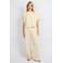 FLURESK straight high waist casual broek zand