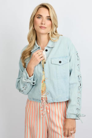 spijkerjas light blue denim