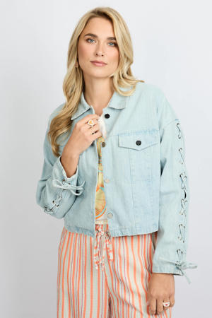 spijkerjas light blue denim