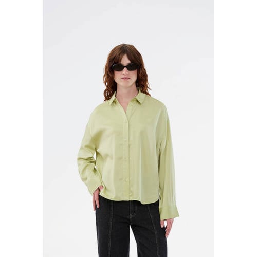 Modström blouse lichtgroen afbeelding