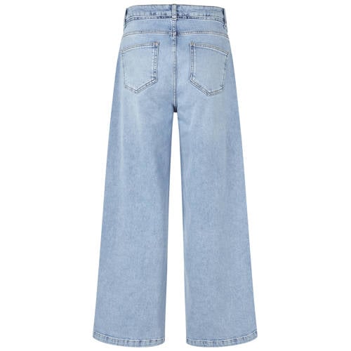 Modström wide leg jeans medium blue denim afbeelding