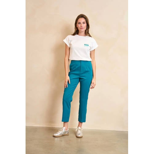 Lofty Manner T-shirt met backprint wit afbeelding