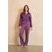 Lofty Manner gestreepte blouse paars