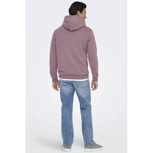 ONLY & SONS hoodie oudroze afbeelding