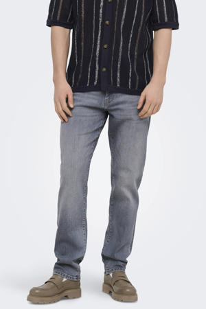ONSWEFT regular fit jeans light grey denim