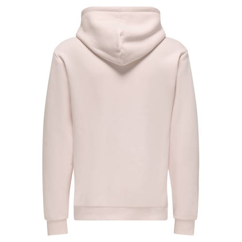 ONLY & SONS hoodie lichtroze afbeelding
