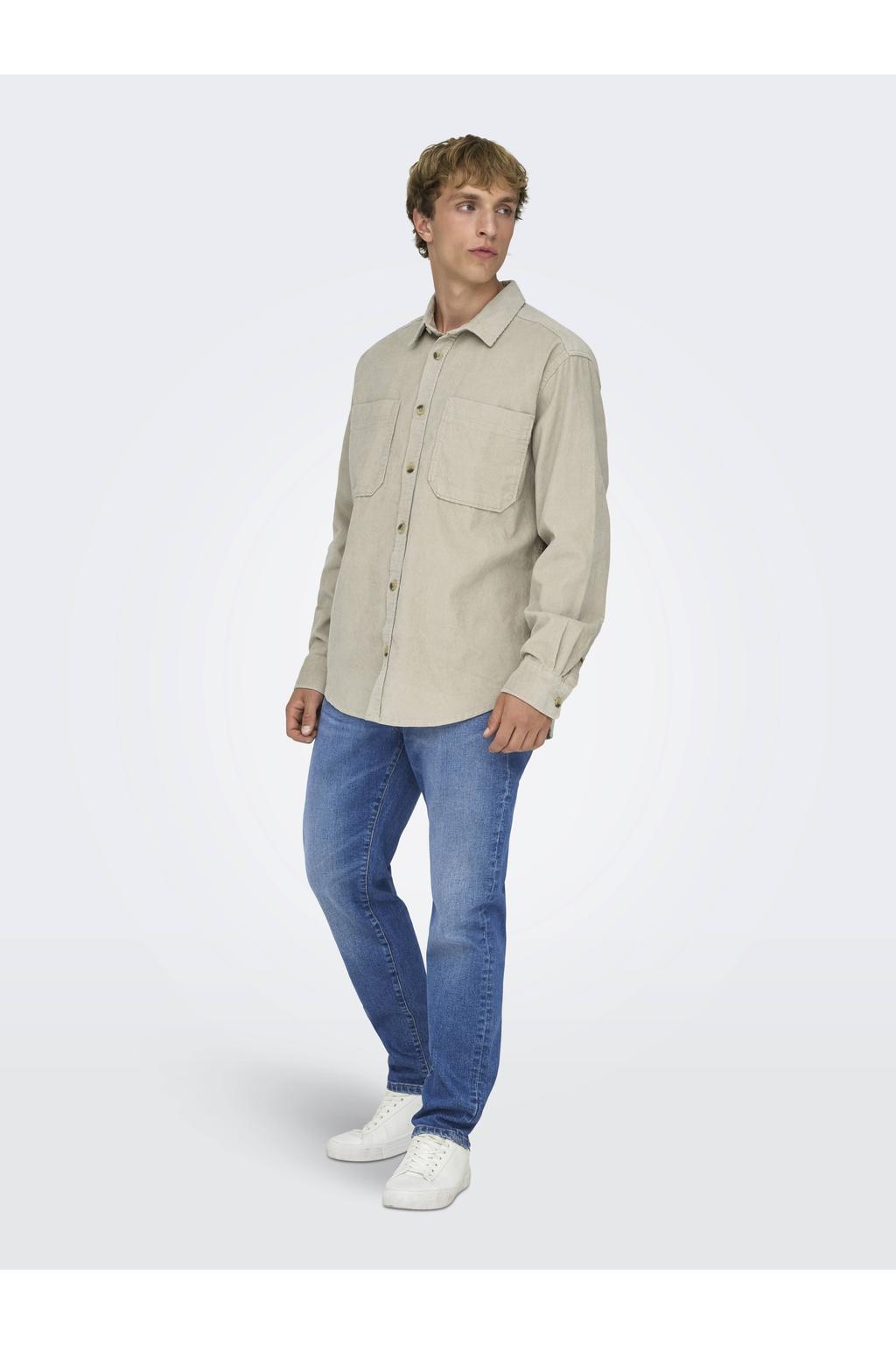 ONLY & SONS relaxed casual overhemd