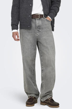 ONSFADE loose fit jeans medium grey denim