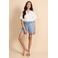 G-maxx denim straight regular waist short light blue denim