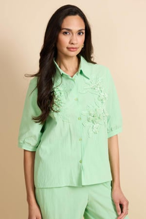 blouse lichtgroen