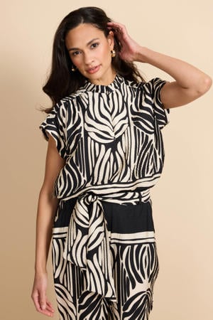 blousetop zwart