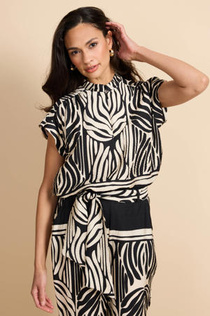 blousetop zwart