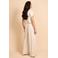 G-maxx wide leg regular waist casual broek crème