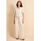 G-maxx wide leg regular waist casual broek crème