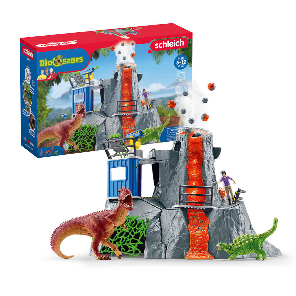 Schleich Dinosaurs Grote vulkaanexpeditie