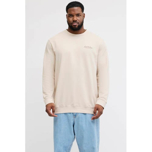 JACK & JONES PLUS SIZE sweater Plus Size beige afbeelding