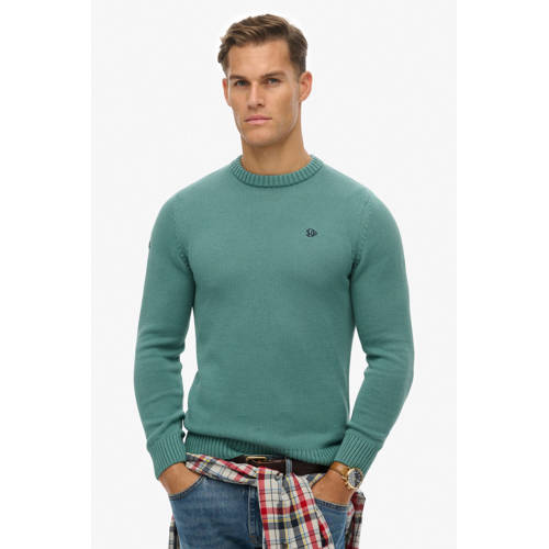 Superdry gebreide trui groen afbeelding