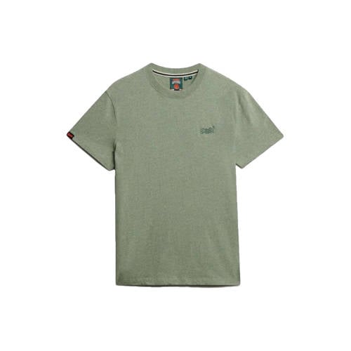 Superdry slim T-shirt groen afbeelding