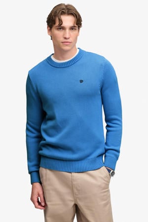 gebreide trui blauw