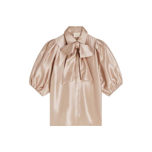 JOSH V satijnen blouse oudroze afbeelding