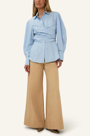 blouse lichtblauw