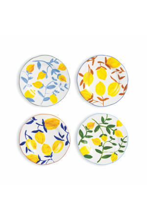 ontbijtbord Lemon (set van 4) (22 cm)