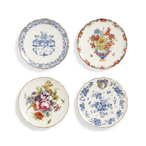 gebaksbord Patina (set van 4) (13 cm)