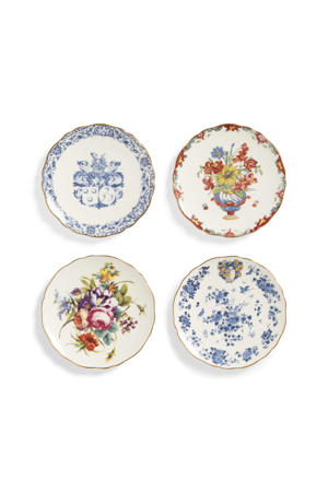 gebaksbord Patina (set van 4) (13 cm)