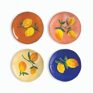 gebaksbord Lemon (set van 4) (16 cm)