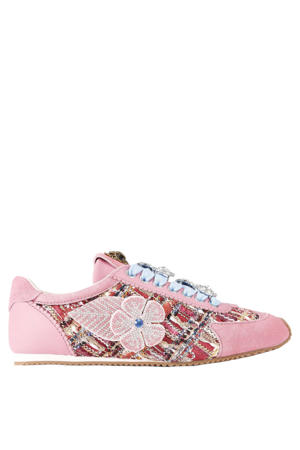Islington leren sneakers roze