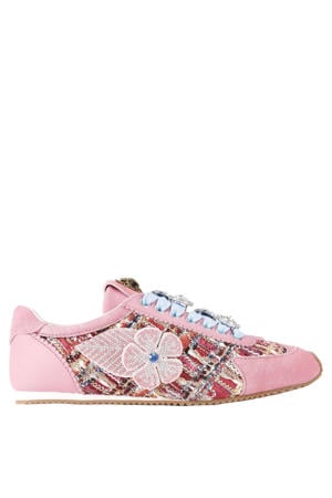 Islington leren sneakers roze