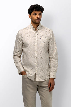 regular casual overhemd beige
