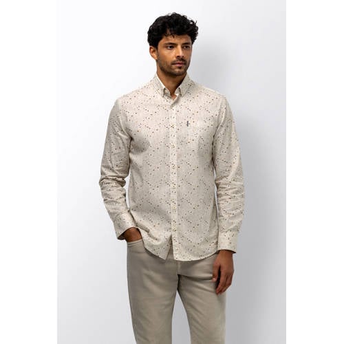 State of Art regular casual overhemd beige afbeelding