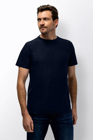 regular T-shirt donkerblauw