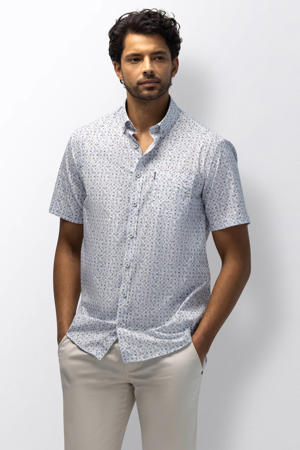 regular casual overhemd blauw